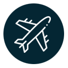 ícone avião airplain