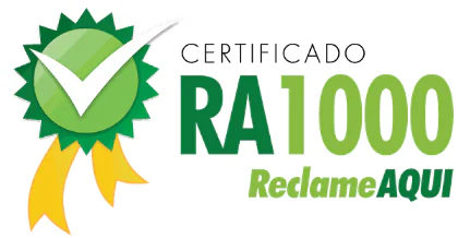 Selo RA1000 do Reclame Aqui