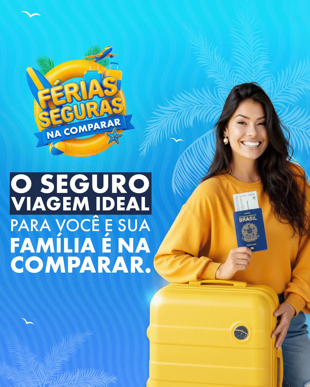 férias seguras com comparar seguro de viagem