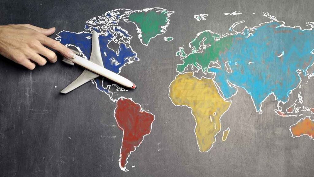 O que é seguro viagem? Para quê serve e como funciona 5 Mapa mundi
