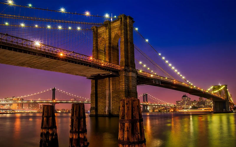 O que fazer em Nova York - Top 10 atrações na Big Apple 5 Ponte do Brooklyn em Nova York