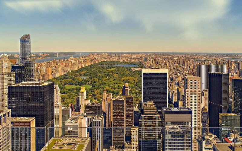 O que fazer em Nova York - Top 10 atrações na Big Apple 3 Prédios e Central Park em Nova York