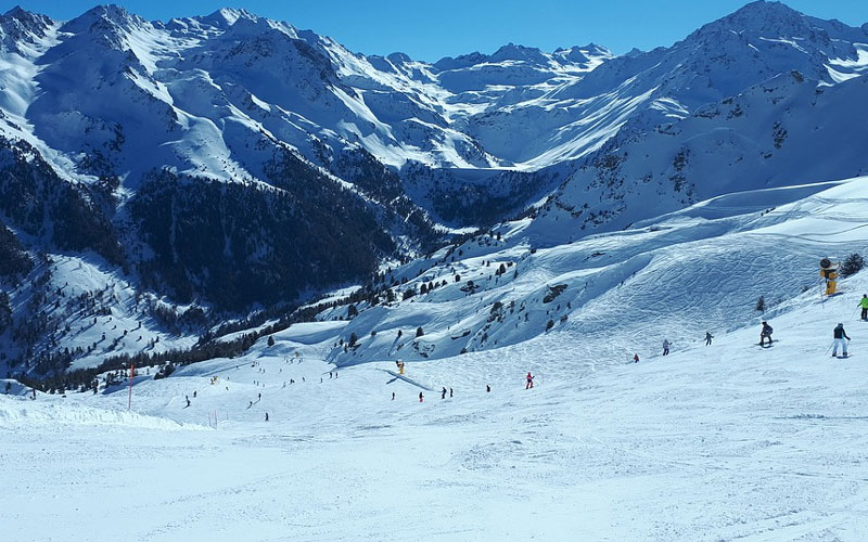 Descubra o Mundo do Esqui 2 Montanha de neve no Chile