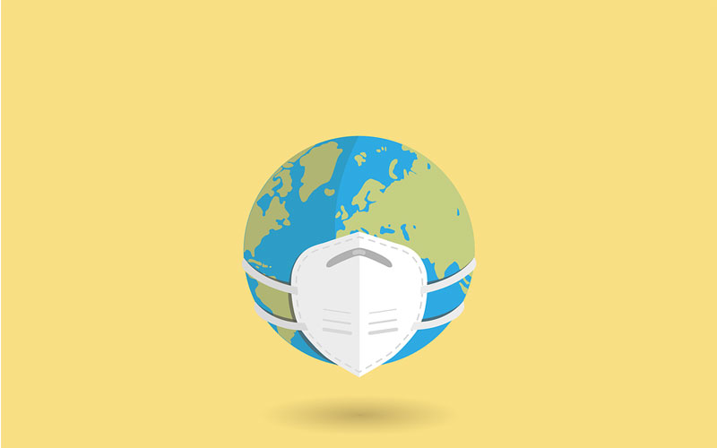 Tenho plano de saúde, devo contratar um seguro viagem nacional? 2 Mundo usando máscara da pandemia.