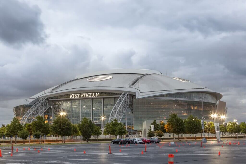 O estádio: AT&T Stadium
