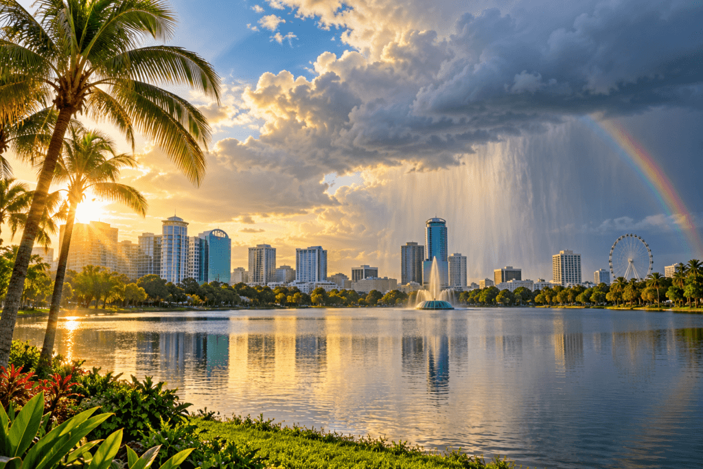 Orlando clima: temperatura, chuva e furacões mês a mês 1 Orlando clima: temperatura, chuva e furacões mês a mês